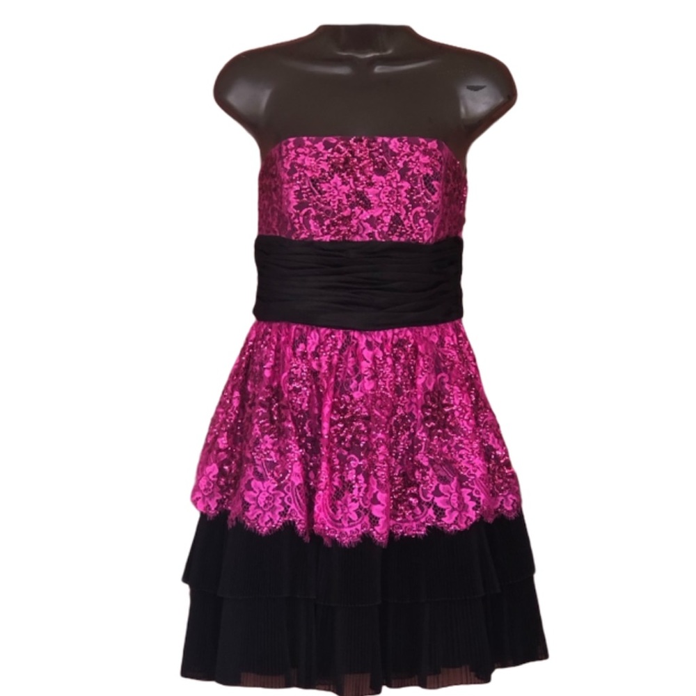 NWT Betsey Johnson Strapless Sequined Dress Size 6